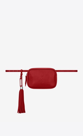 SAINT LAURENT Belt Bags レディース ルー ベルト バッグ(レッド/レザー) a_V4